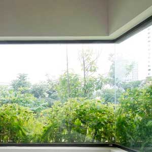 Панорамное остекление в пол